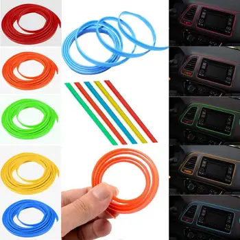 

5m Car Interior Moulding Trim Reflective Strips Sticker For BMW E46 E90 E60 E36 F20 X5 Ford Focus 2 3 1 Peugeot 206 307 308 Saab