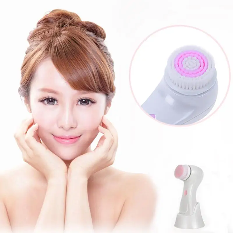  Electric Face Washing Brush Deep Cleansing Vibration Face Skin Massager Face Washing Skin Rejuvenat