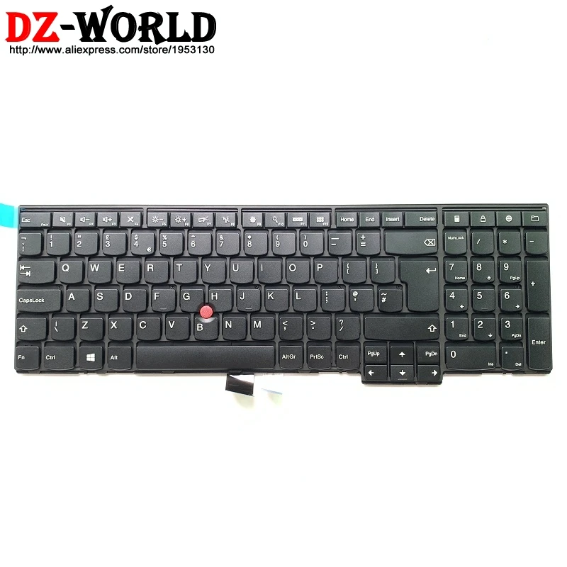 

New Original GB UK English Keyboard for Lenovo Thinkpad P50S T560 W540 T540P W541 T550 W550S L540 L560 Teclado 04Y2377 04Y2455