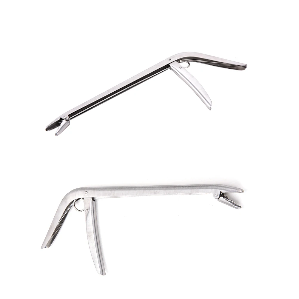 New Strong Stainless Steel Fish Lip Grabber Fish Clamp Clip Catch Plier Fishing Gripper Grip