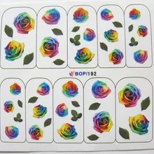 BOP188-206,, 20 листов/партия, смешанные серии, милые наклейки для переноса воды, красивые наклейки для воды