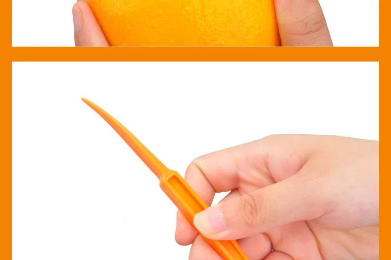 5 шт./vanzlife креативный длинный секционный Оранжевый Овощечистка апельсиновый сок компактный и практичный помощник