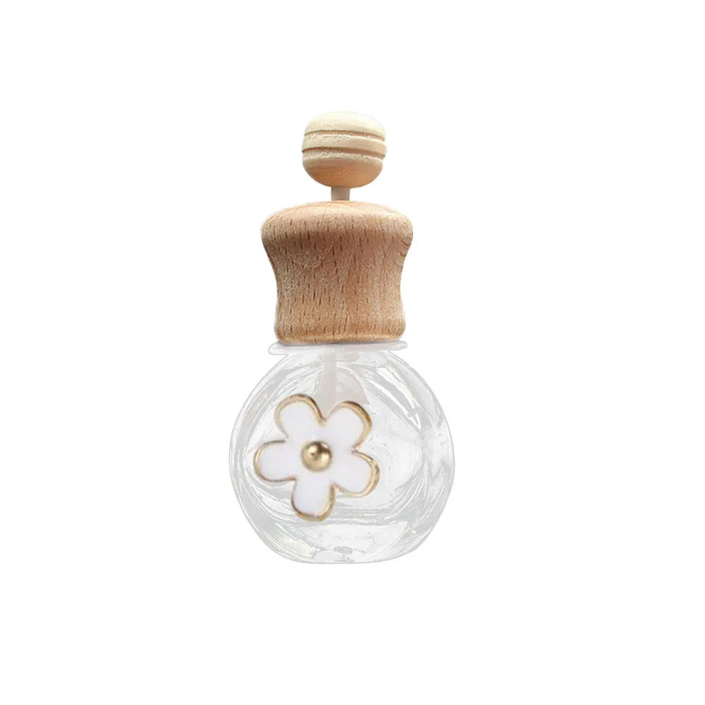 kongyide Car Perfume Bottle Perfume Diffuser Empty Bottle Automobile air conditioner perfume clip Car Decor Air Freshener - Color Name: C