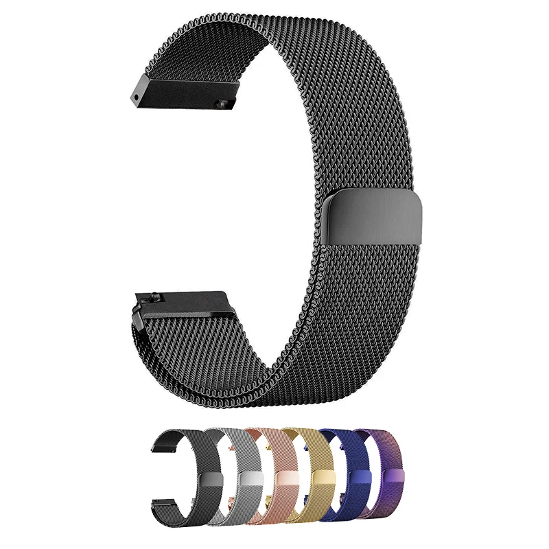 

22mm Milanese loop band For Samsung Galaxy Watch (46) smart watch replace bracelet Magnetic buckle for 22mm band width watch