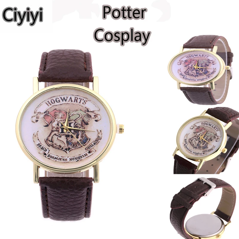 

Harri Potter Cosplay College Watch Toy Harri Potter Children Hogwarts School Party Show Magic Watch Toys Halloween Jouet Gift