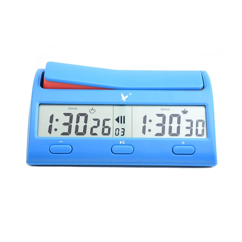  LEAP New Chess Clocks Electronic Alarm stop timer Professional Portable Digital Chess Pieces board 