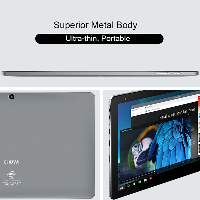 10 1 &quotchuwi Hi10 Pro Air 2 в планшетный ПК металлический планшет Intel Cherry Trail X5 Z8350 Windows и Android