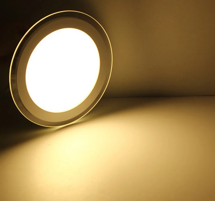 Square are LED Panel Light 6W 12W 18W Round Downlight AC85-265V LED Surface Ceiling Lamp For Kitchen Lighting