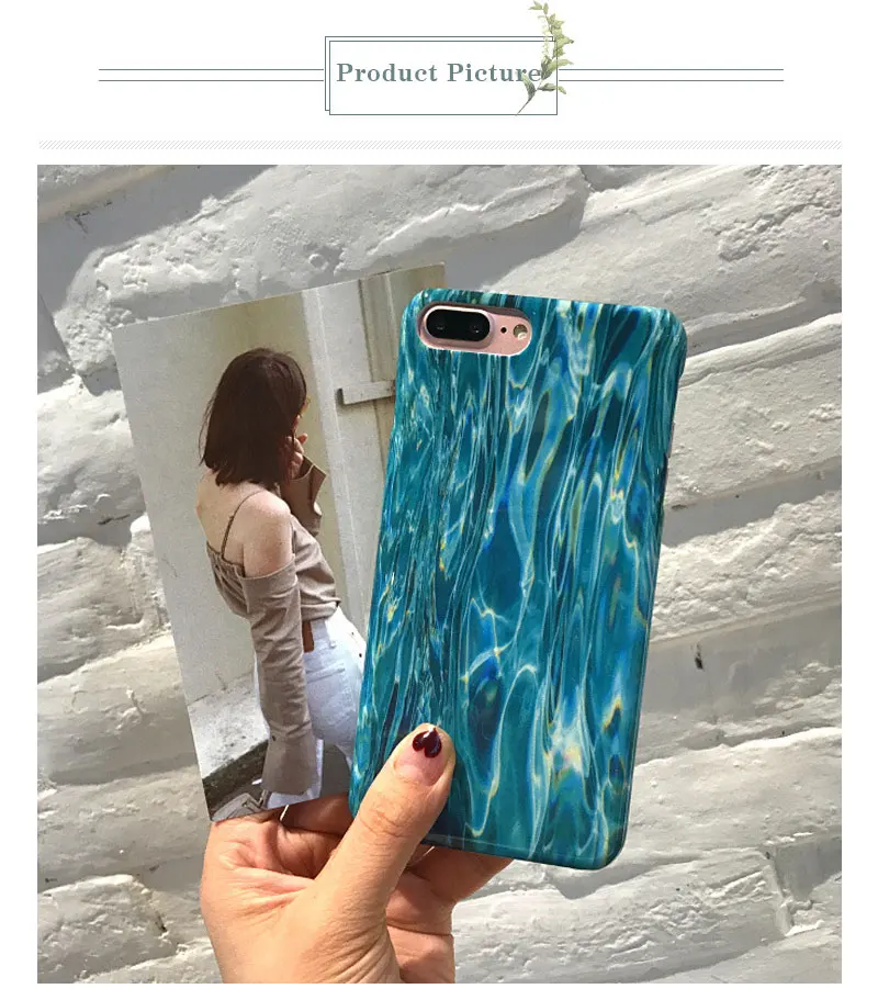 Water Glossy Phone Case For iPhone 6 7 8 Plus Case Cover For iPhone 6 Plus 7Plus 8Plus 6 s Plus 6s Cases Coque Capinha Shell TPU (8)