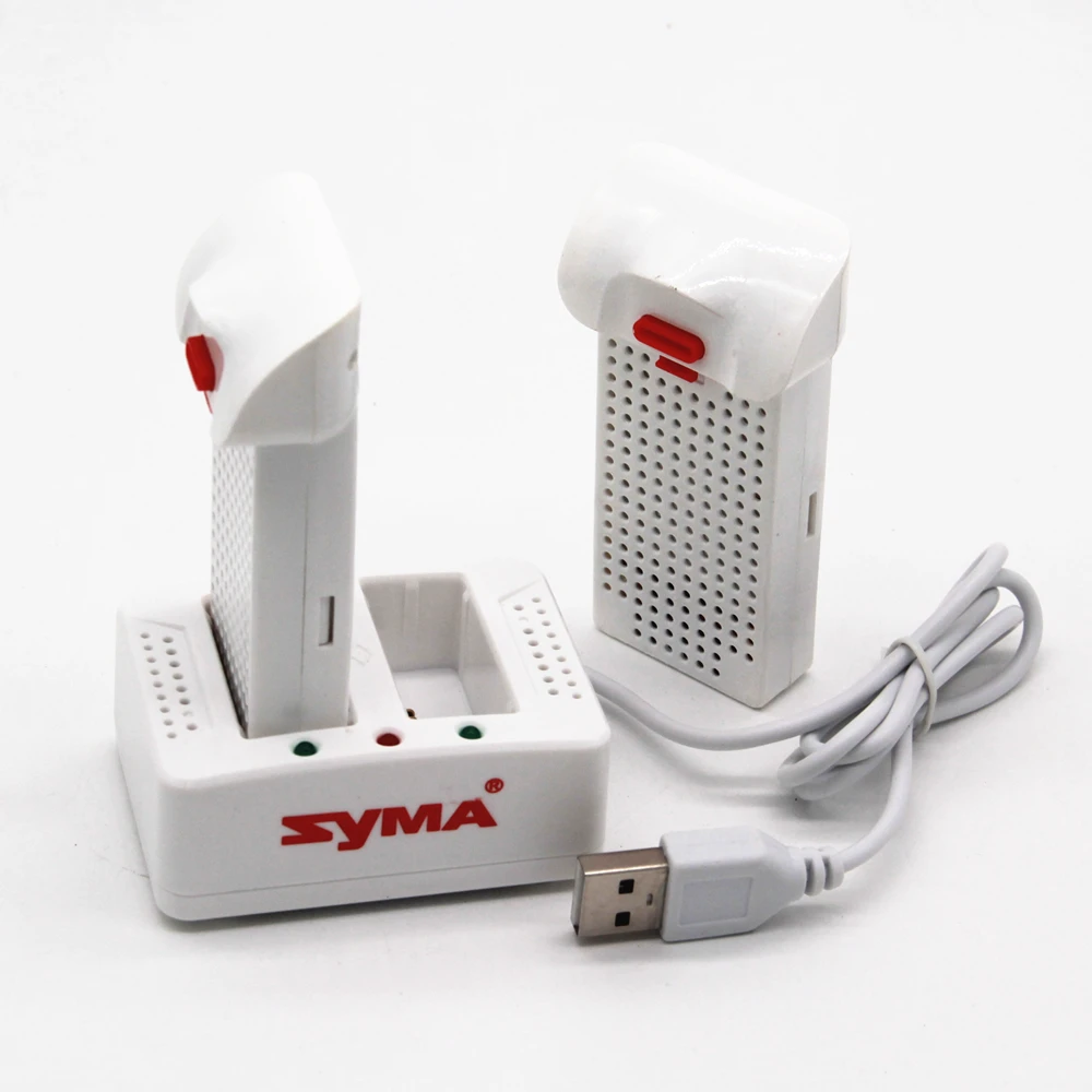 Дрон Syma X25pro X25W аккумулятор с зарядным устройством Радиоуправляемый квадрокоптер запасные части Аксессуары 7,4 В 1000 мАч батарея