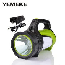 Ультра яркий портативный прожектор светодиодный прожектор фонарик с боковым светом Встроенный перезаряжаемый аккумулятор рабочий свет A1