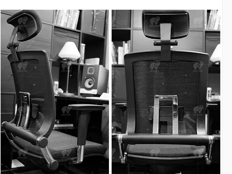 Leather boss chair reclining computer chair home modern minimalist conference chair designer office chair. -