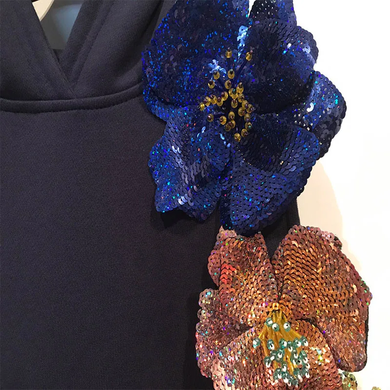 Women-Hoodies-Sweatshirts-Long-Sleeve-Irregular-Off-Shoulder-With-Hat-Sequin-Flowers-New-Arrive-LY289 (2)