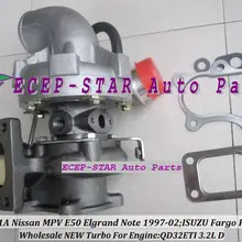 HT12-11A HT12-11B 047-274 14411-1W400 14411-1W401 Turbo для NISSAN MPV E50 Elgrand Note 97-02 для ISUZU Fargo Filly QD32ETI 3.2L