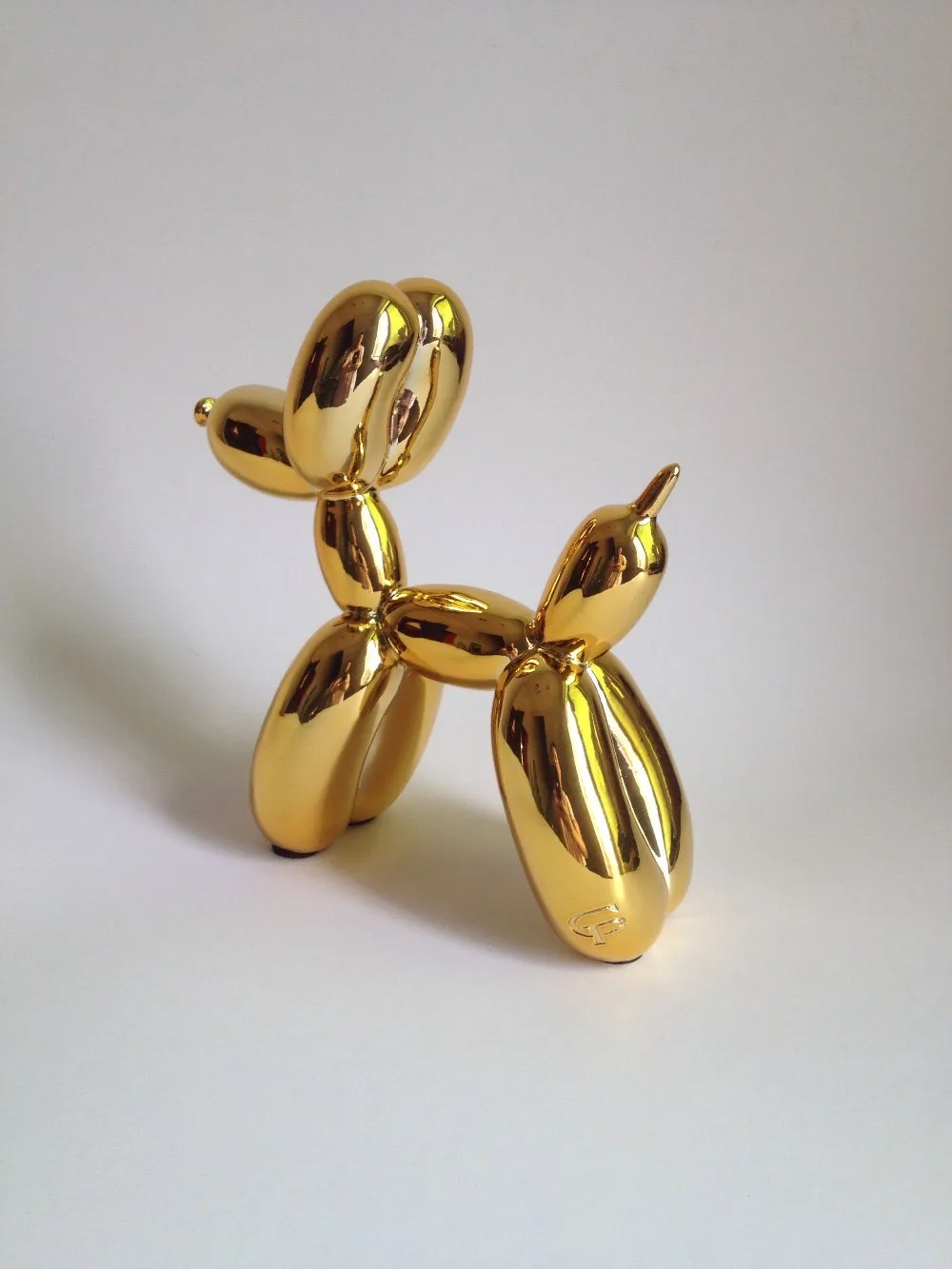 Золотистый воздушный шар собака Американский Поп Арт Смола ремесло воздушный шар фигурка собаки статуя подарок на день Святого Валентина, украшения дома аксессуары современные