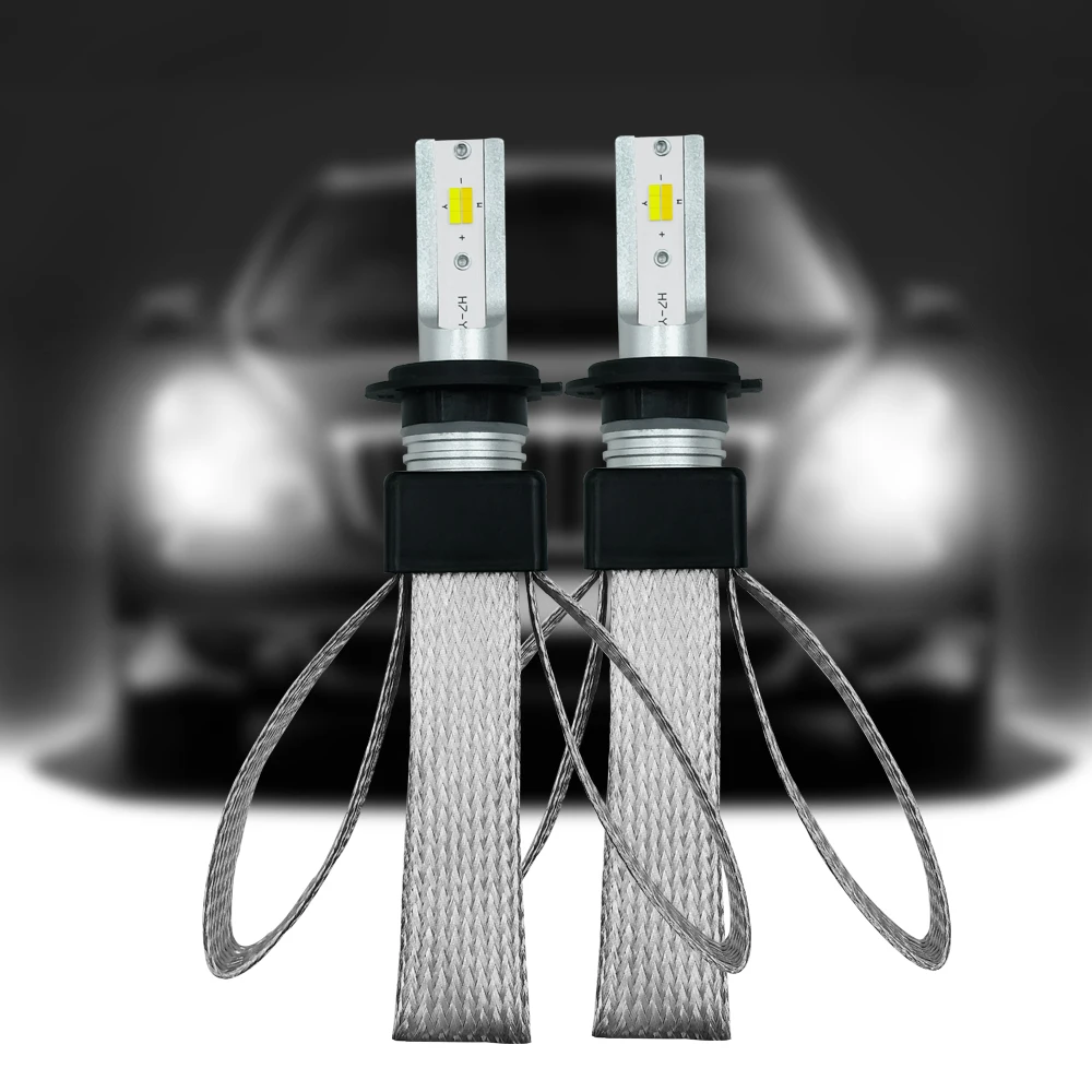 

JGAUT 12V LED H7 Car light Car H1 H4 H8 H9 H11 9005 HB3 9006 HB4 9600lm 3000K 4300K 6000K 3 Colors Temperature Headlamp
