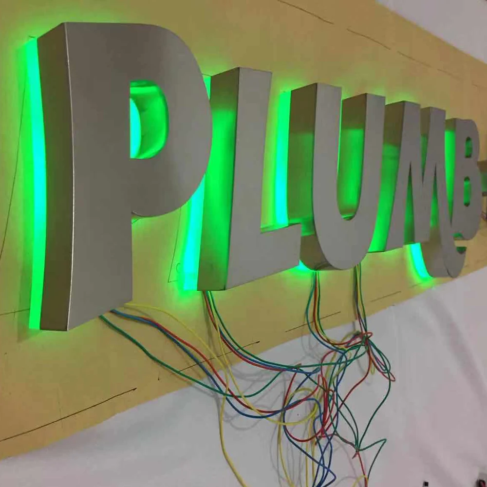 Indoor customized advertising RGB backlit letters and signs | Обустройство дома