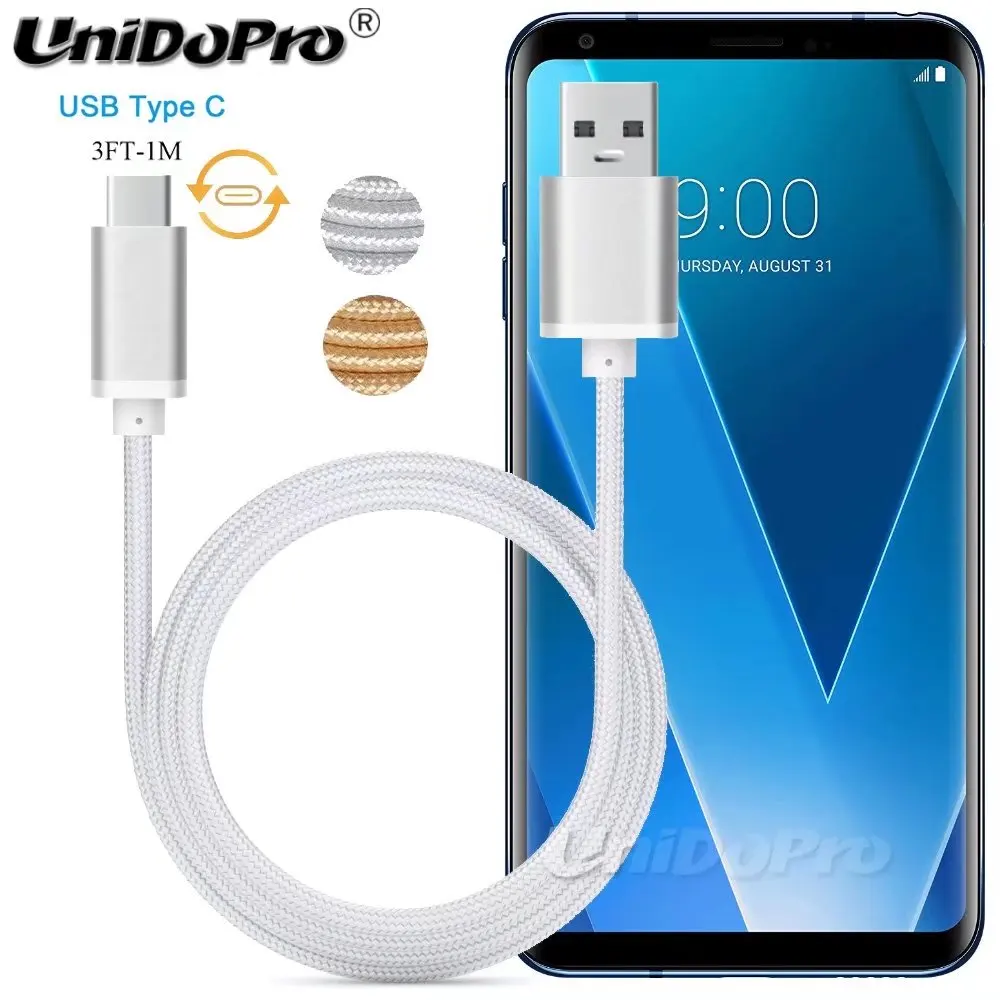Быстрое зарядное устройство для LG V20 V30 V30S V35 V40 V50 Q8 Q7 G5 G6 G7 G8 ThinQ кабель