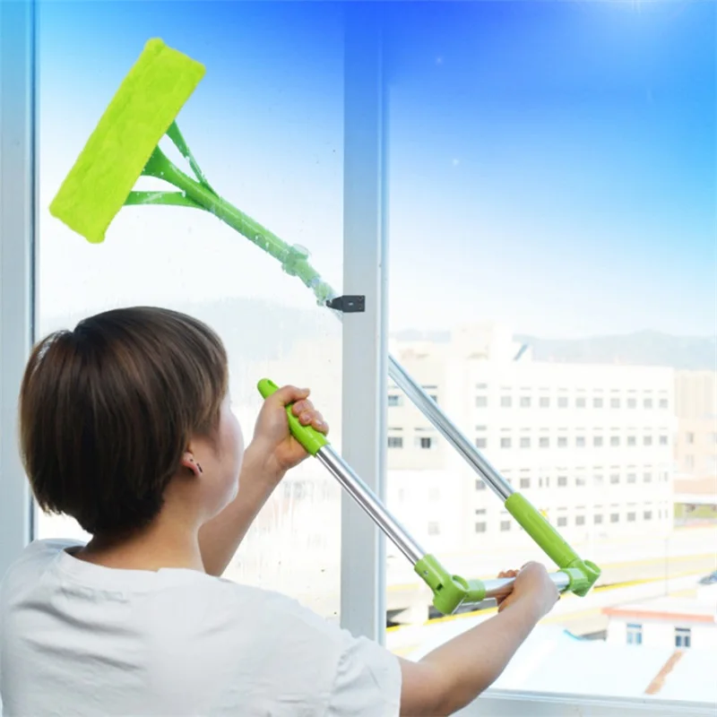 Upspirit Adjustable Window Cleaner Multi function Glass Cleaning Brush For Outside Door