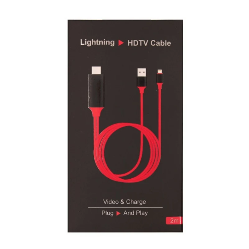 1080P HDMI HDTV Кабель для Lightning Цифровой AV адаптер iphone 8 7 X XR XSMAX plus Pin USB к кабель ipad Mini
