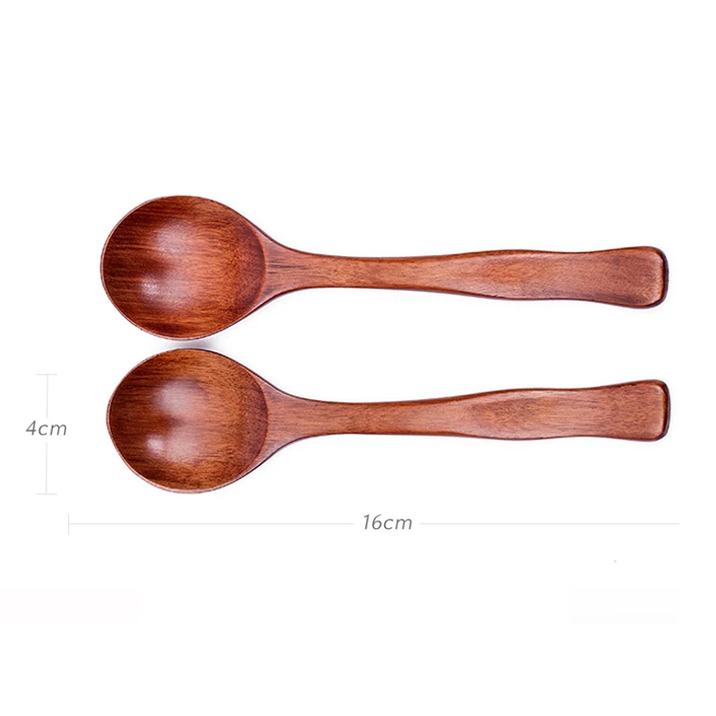 2 шт. детская деревянная ложка для риса и супа|wooden spoon|soup spoonspoon wood |