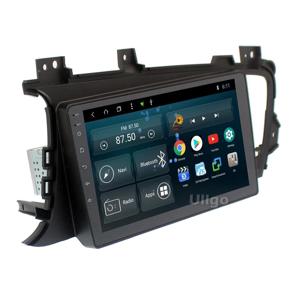 Top 9 inch Octa Core Android 8.1 Car DVD GPS for Kia Optima K5 LHD 2011+ Autoradio GPS Car Head Unit with RDS BT Wifi Mirror-link 1