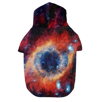 

3D Printed Dog Hoodie Star-vortex Pattern Pet Sweatshirt Fall/Winter S-6XL