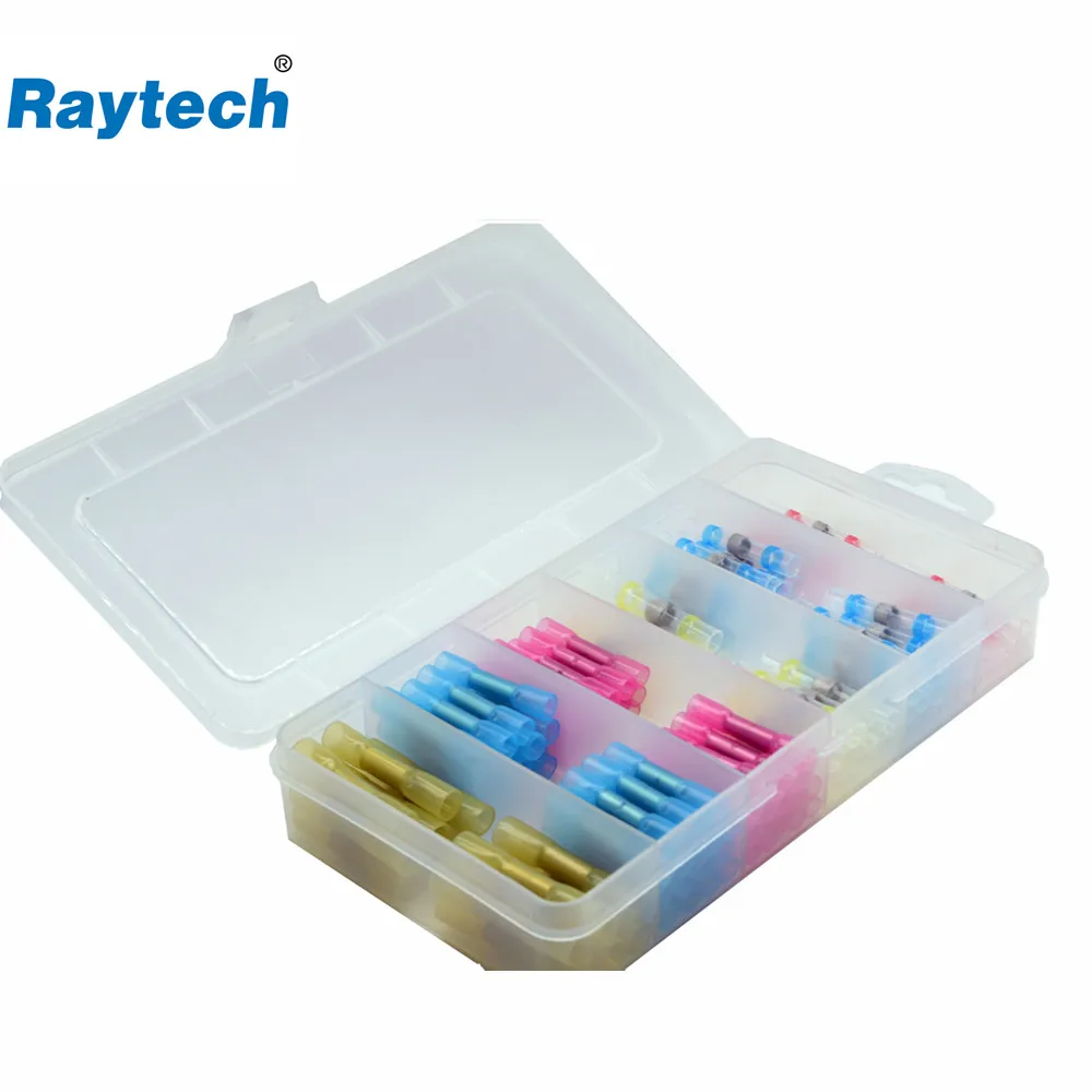 

150Pcs Mixed Heat Shrink Sorder Terminals Waterproof Solder Sleeve Tube Electrical Wire Insulated Butt Connect