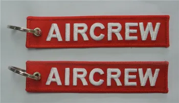 

Aircrew Aviation Embroidered Keychain key chain Airplane Aircraft