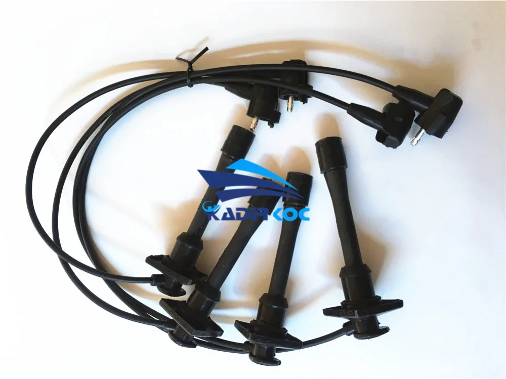 Paquete de 4 nuevos cables de ignición 90919-22327 para Toyota Corolla Celica 7A-FE Paquete de 4 nuevos cables de ignición 90919-22327 para Toyota Corolla Celica 7A-FE