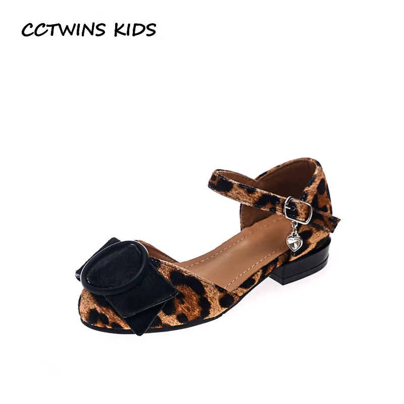 

CCTWINS Kids Shoes 2019 Spring Babys Pu Leather Shoes Children Fashion Butterfly Mary Jane Girls Brand Party Heel GM2264