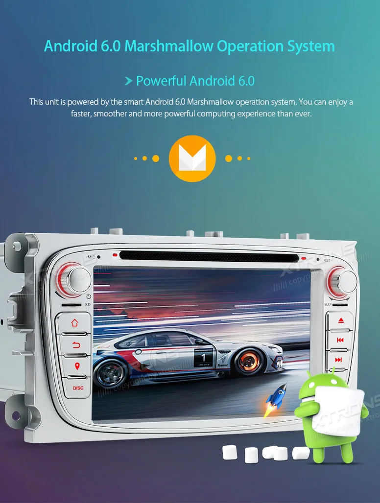 Flash Deal 7" Android Video Radio Car DVD Player Head Unit Stereo GPS Navigation for FORD Focus Galaxy II Mondeo C-Max S-Max Kuga 6