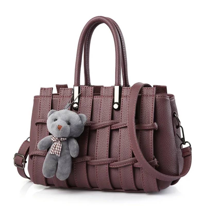 

Women Bag 2018 New Handbag Women 's Korean Stereotypes Fashion Female Package Weave Messenger Shoulder Handbags