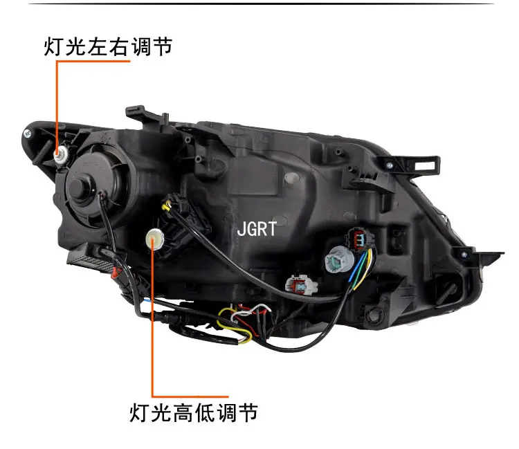 Автомобильный Стайлинг фар в сборе- для Nissan X-Trail douleu Angel Eye светодиодный DRL Объектив двойной луч H7 H7 hid комплект с 2 шт