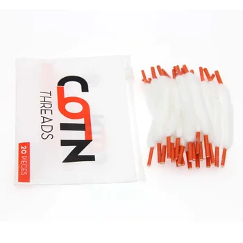 

10Bag Electronic Cigarette Vape Cotton 20strips/Pack For RDA RTA RBA Atomizer Coil Wire Organic Cotton