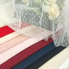 3 м/лот кружевное платье в горошек из мягкой сетчатой ткани платье-пачка детская одежда аксессуары из ткани