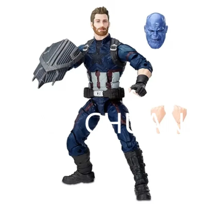 

The Avengers 3: Part 1 Superhero Captain America Shield Thanos Mask Movable Joints PVC Action Figure Bambola G1188