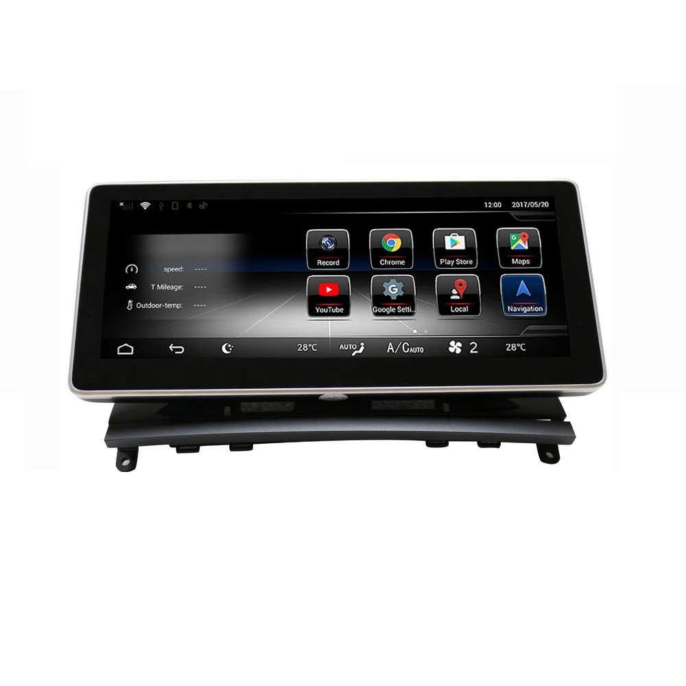 Excellent 8-Core 4+64G Car Android 10.25 inch Display for Mercedes Benz C Class W204 2008-2010 Command System Upgrade Head Up Screen 2