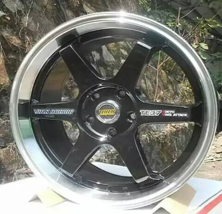 Копия TE 37 18 дюймов 18x8 0 18x9 5X100 5x105 5x108 5x110 5X112 5X114.3 5x120 автомобильные диски из