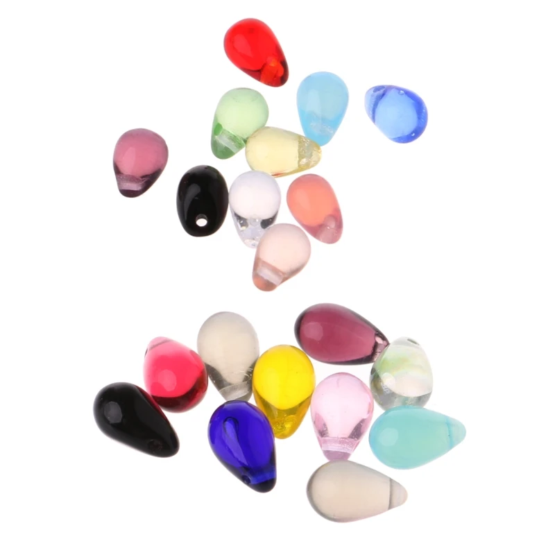 New Fashion Crystal Drops Beads Shape Multi Colors Tear Drop Shape