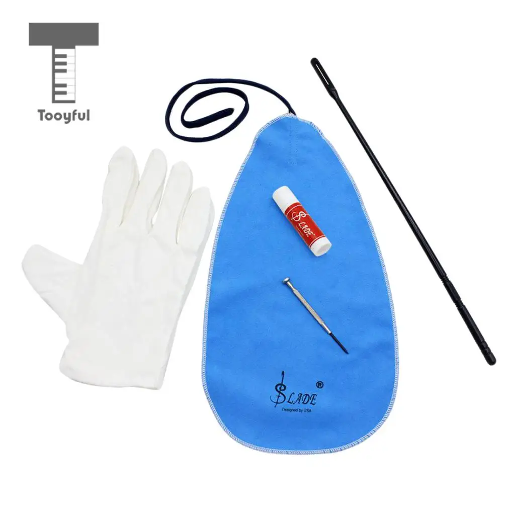 Flute Cleaning Kit Set with Cleaning Cloth Stick Screwdriver Flute Cleaning Kit Set with Cleaning Cloth Stick Screwdriver