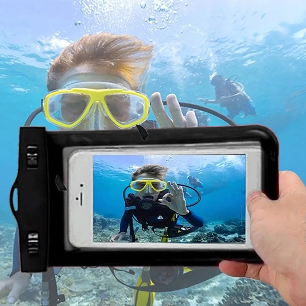 

Waterproof Phone Bag Pouch Underwater Dry Case Cover Universal for Mobile Phone Water Proof Bags Dirt-resistant