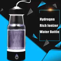 380 мл USB Перезаряжаемые водорода воды генератор Интеллектуальный водорода богатые Бутылки для воды щелочной воды чайник Портативный