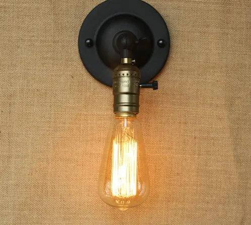 Edison Wall Sconce Retro Loft Style Vintage Lamp Edison Wall Sconce Retro Loft Style Vintage Lamp Band Switch Light Fixtures For