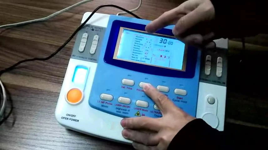 Низкочастотное магнитное устройство для физиотерапии с 9 каналами лазерное
