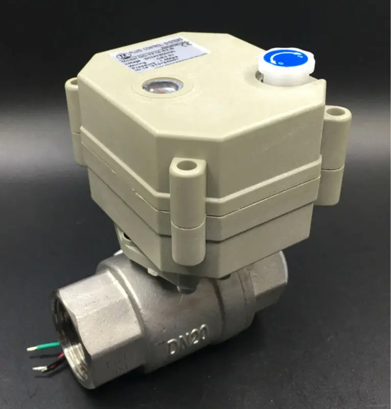CE Approved TF20 S2 B 2 Way BSP NPT 3 4 Electric Stainless Steel Valve DC9V