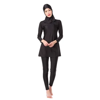 

Summer Modesty Muslim Swimwear Islamic Swimsuit for Women Hijab Swimwear Full Cover Swimming Print Beachwear Swim Suit