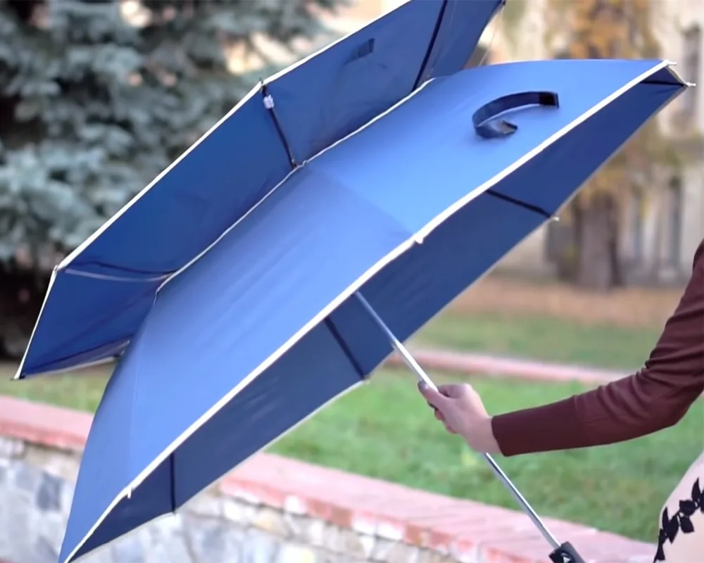 Зонтики для гольфа двойные складные 112 см (6 шт./лот)|golf umbrella|two umbrellaumbrella umbrella |