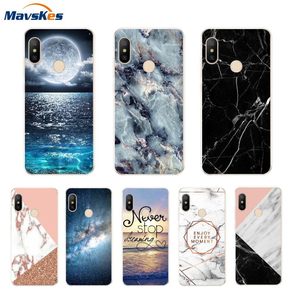 

Silicone Case for Xiaomi MI A2 LITE Cases Full Protection Soft Tpu Back Cover for Xiaomi A2 for Xiomi MI A2 LITE Bumper Coque