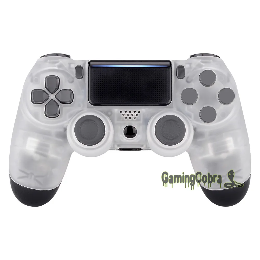 

Foggy Clear Soft Touch Faceplate Cover Front Housing Shell For PS4 Slim Pro JDM-040 JDM-050 JDM-055 Controller - SP4FM01X
